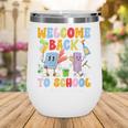 Women's Back To School Custodian First Day Of School Custodian Wine Tumbler Women's Back To School Custodian First Day Of School Custodian Wine Tumbler