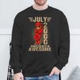2000年7月26日誕生日メンズレディース素晴らしいテディベア。 スウェットシャツ 高齢者への贈り物