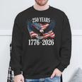 250 Anniversary Usa 2026 Patriotic Eagle 250Th 4Th Of July スウェットシャツ 高齢者への贈り物