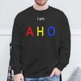 I Am Aho アニメ愛好家への面白い誕生日プレゼント。 スウェットシャツ 高齢者への贈り物