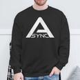 Async Backroom Pixels Research スウェットシャツ 高齢者への贈り物