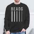 Beadg 5弦ベースギター ベースプレーヤー、ベーシスト スウェットシャツ 高齢者への贈り物
