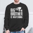 Big Brother Is Watching Government Massurveillance Cctv スウェットシャツ 高齢者への贈り物