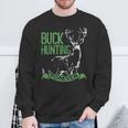 Buck Hunting Forever Deer Hunting スウェットシャツ 高齢者への贈り物
