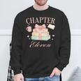 Chapter 11th Birthday Bookworm 11 Years Old Cute Book Loves Sweatshirt Gifts for Old Men