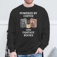 Coffee And Fantasy Books Magical Reading Time Sweatshirt Gifts for Old Men