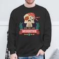 Dia De Los Muertos Piratekull Day Of Dead ギフト 長袖tシャツ スウェットシャツ 高齢者への贈り物