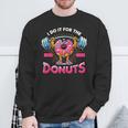 I Do It For Dorut ウエイトリフティング ジム ワークアウト フィットネス エクササイズ スウェットシャツ 高齢者への贈り物