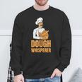 Dough Whisperer Baker Baking Hobby Baker スウェットシャツ 高齢者への贈り物