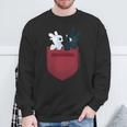 Dreamworks Dragons Light Fury & Night Fury Faux Pocket スウェットシャツ 高齢者への贈り物