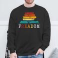 Freadom Read Banned Books Reader Bookworm Sweatshirt Gifts for Old Men