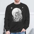 Grindcore オカルトホラースカルアート デスメタル スラッシュメタル スウェットシャツ 高齢者への贈り物