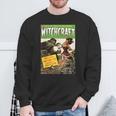 Halloween Horror Vintage Witch Zombie Comic Book Retro Scary Sweatshirt Gifts for Old Men
