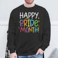 Happy Pride Month レインボー ゲイプライド アリー Lgbt メンズ レディース キッズ スウェットシャツ 高齢者への贈り物