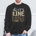 Its Line Dance Time ギフトアイデア ホースダンスライン スウェットシャツ 高齢者への贈り物