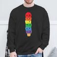 Kawaii Gay アイスクリーム Lgbt プライド レインボー プライド 月間 スウェットシャツ 高齢者への贈り物