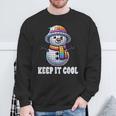 Keep It Cool Disconowman Retro Funky Holidayibes スウェットシャツ 高齢者への贈り物