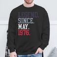 Legendince May 1976 メンズ レディース 1976年5月 スウェットシャツ 高齢者への贈り物