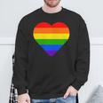 Lgbt レインボーウィングス フラッグ ハート ゲイ バイ ラブ プライド月間 Lgbtq スウェットシャツ 高齢者への贈り物