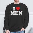 I Love I Love Men スウェットシャツ 高齢者への贈り物