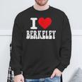 I Love Berkeley California Heart お土産 Ca City Pride スウェットシャツ 高齢者への贈り物