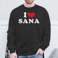 I Loveana 私は愛するana スウェットシャツ 高齢者への贈り物