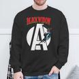 Marvel Avengers Retro Widow Comic Book Sweatshirt Gifts for Old Men