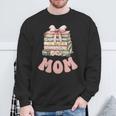 Mom Book First Chapter Birthday Family Matching Party Sweatshirt Gifts for Old Men
