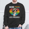 More Pride Less Prejudice Pride Month Lgbtq ゲイ レズビアン スウェットシャツ 高齢者への贈り物
