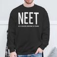 Neetネット 教育・雇用・トレーニングなし スウェットシャツ 高齢者への贈り物