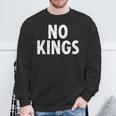 No Kings スウェットシャツ 高齢者への贈り物