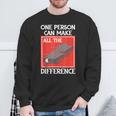 One Person Can Make A Difference Tiananmen タンクマン スウェットシャツ 高齢者への贈り物