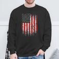 Patriotic 4Th Of July Pocket Usa American Flag On Back Of Sweatshirt Gifts for Old Men