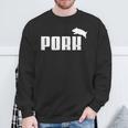 Pork – 面白いtシャツ Bbqスモーカーベーコン愛好家用 スウェットシャツ 高齢者への贈り物