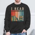 I Read Banned Books Reader Bookworm Sweatshirt Gifts for Old Men