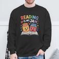 Reading Is My Jam Book Lover Humor Sweatshirt Gifts for Old Men Reading Is My Jam Book Lover Humor Sweatshirt Gifts for Old Men