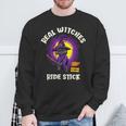Real Witches Ridetick 面白い 黒猫 ハロウィン スウェットシャツ 高齢者への贈り物