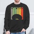 Retro Chicago Intage Chicago Bean Cloud Gate スウェットシャツ 高齢者への贈り物