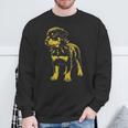 Rocker ロットワイラー パンク メタル ロックンロール ミュージック ドッグ 長袖tシャツ スウェットシャツ 高齢者への贈り物
