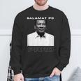 Salamat Po Prrd ありがとう社長ドゥテルテ・ピノイピネー スウェットシャツ 高齢者への贈り物