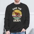 Save The Okapi コンゴキリン オカピ スウェットシャツ 高齢者への贈り物