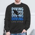 Scuba Diving Gearcuba Diving Equipment Dive スウェットシャツ 高齢者への贈り物