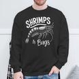 Shrimps Is Bugs Memeeafood Lovers ファン スウェットシャツ 高齢者への贈り物