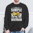 I Am a Simple Woman Book Lover Read Sweatshirt Gifts for Old Men