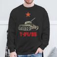 T-3485 ロシア中戦車 第二次世界大戦 ソビエト ロシア軍 スウェットシャツ 高齢者への贈り物
