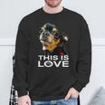 This Is Love And Tan チワワ犬 スウェットシャツ 高齢者への贈り物