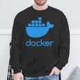 Twoided Docker ソフトウェアプログラミングと開発 スウェットシャツ 高齢者への贈り物