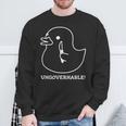 Ungovernable ラバーダックプリント スウェットシャツ 高齢者への贈り物