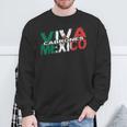 Viva Mexico Cabrones メキシコ独立 メキシカン国旗 スウェットシャツ 高齢者への贈り物