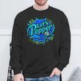 Volleyball Lets Pepper Comic Book Pop Art Teen Girls Cute Sweatshirt Gifts for Old Men